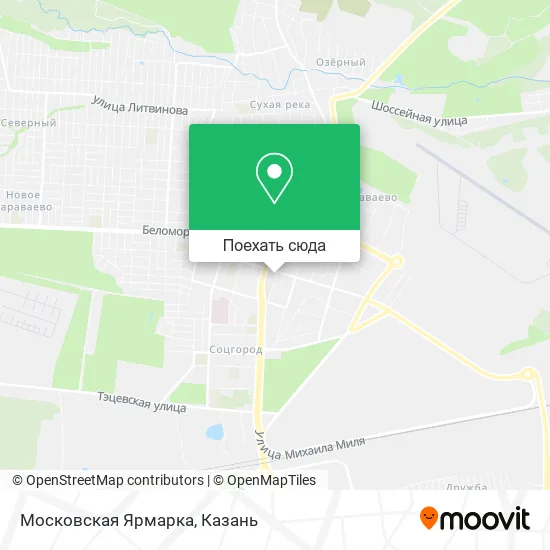 Карта Московская Ярмарка