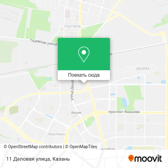 Карта 11 Деловая улица
