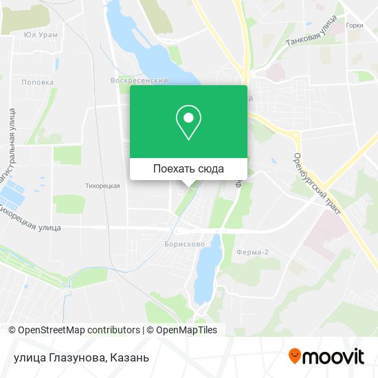 Карта улица Глазунова