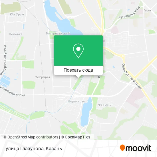 Карта улица Глазунова