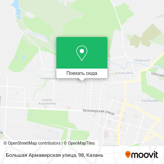 Карта Большая Армавирская улица, 98