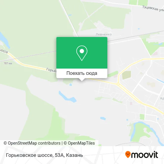 Карта Горьковское шоссе, 53А