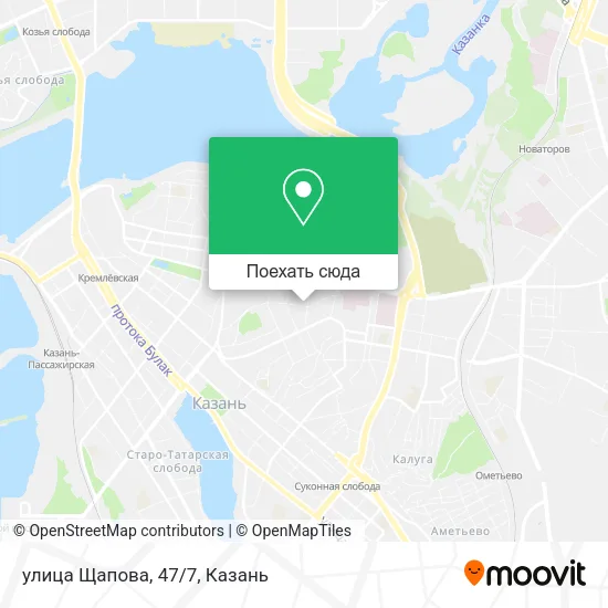 Карта улица Щапова, 47/7