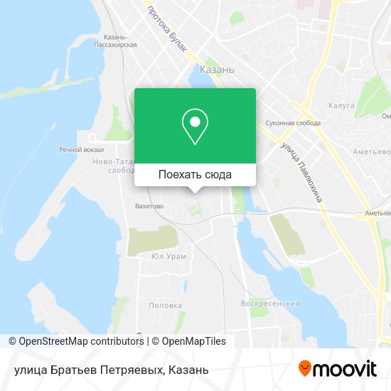 Карта улица Братьев Петряевых