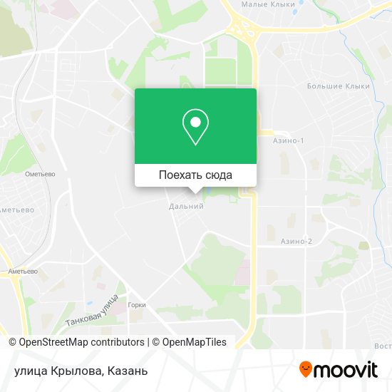 Карта улица Крылова
