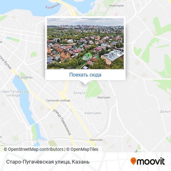 Карта Старо-Пугачёвская улица