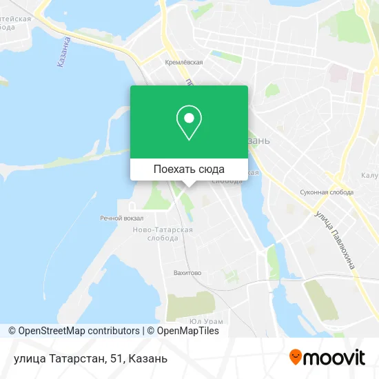 Карта улица Татарстан, 51