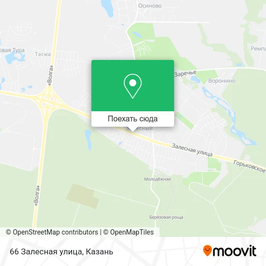 Карта 66 Залесная улица