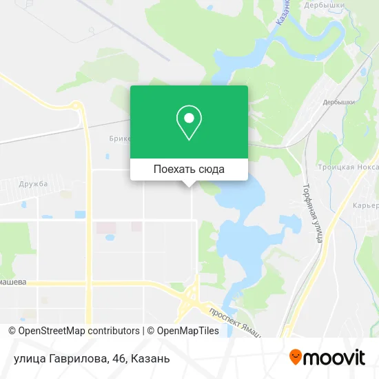Карта улица Гаврилова, 46