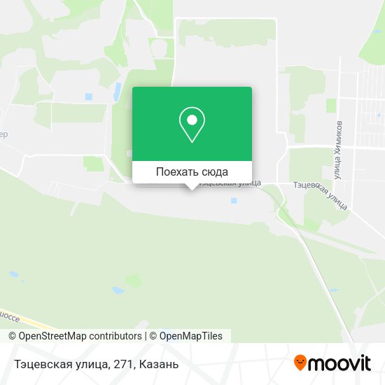 Карта Тэцевская улица, 271