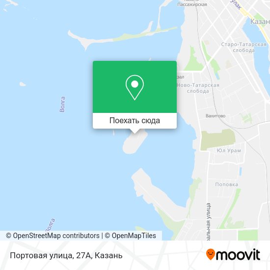 Карта Портовая улица, 27А