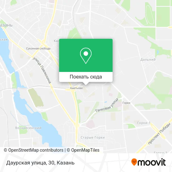 Карта Даурская улица, 30