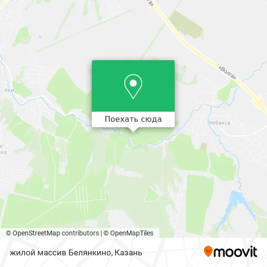 Карта жилой массив Белянкино