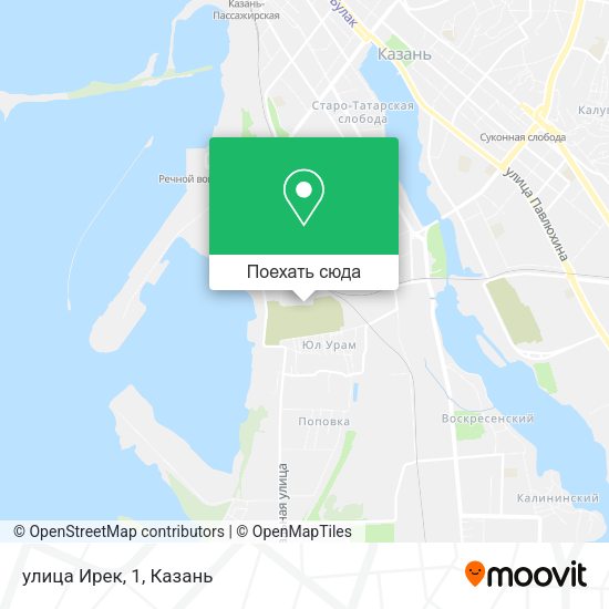 Карта улица Ирек, 1