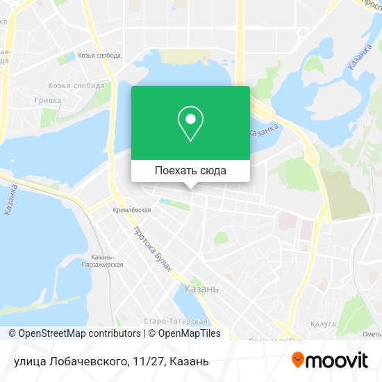Карта улица Лобачевского, 11/27