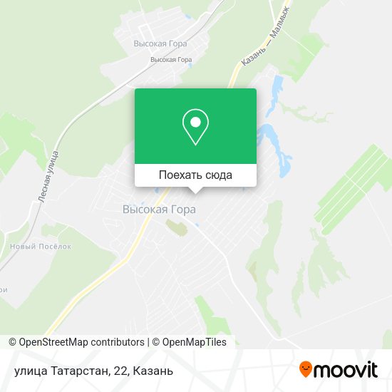 Карта улица Татарстан, 22