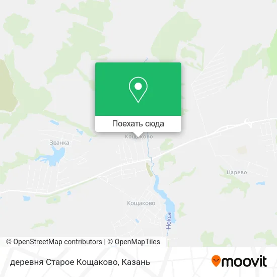 Карта деревня Старое Кощаково