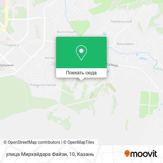 Карта улица Мирхайдара Файзи, 10