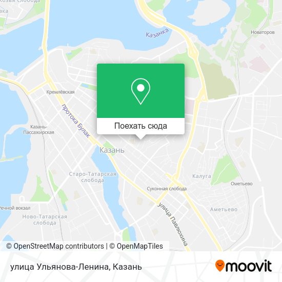 Карта улица Ульянова-Ленина