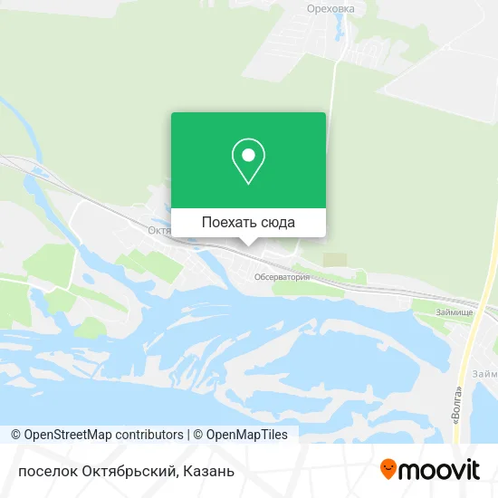 Карта поселок Октябрьский