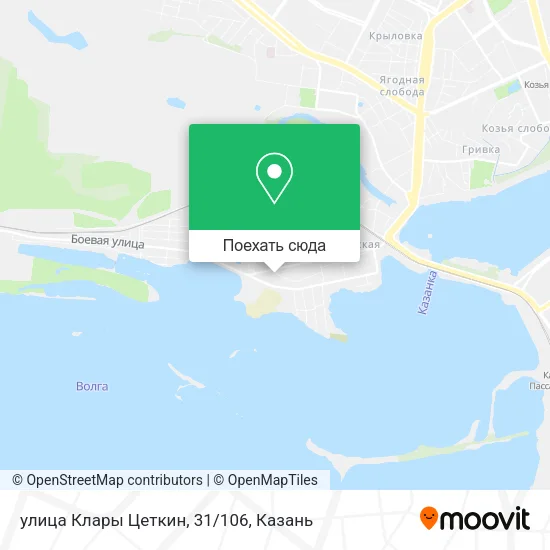 Карта улица Клары Цеткин, 31/106