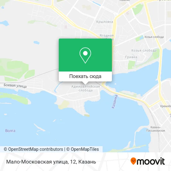 Карта Мало-Московская улица, 12
