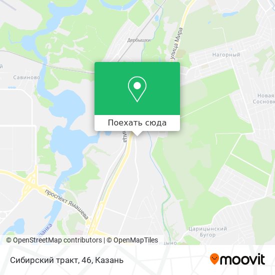 Карта Сибирский тракт, 46