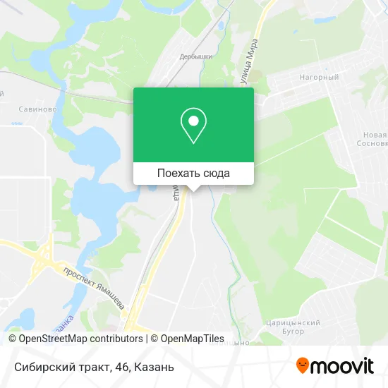 Карта Сибирский тракт, 46