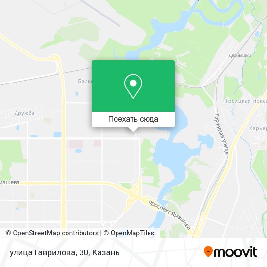 Карта улица Гаврилова, 30