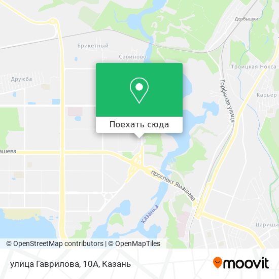 Карта улица Гаврилова, 10А