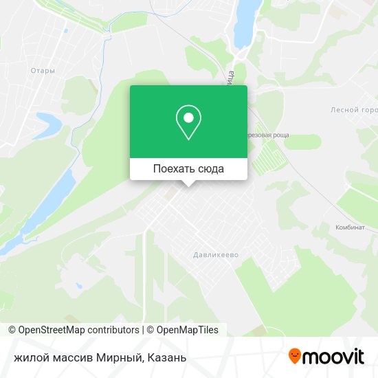 Карта жилой массив Мирный