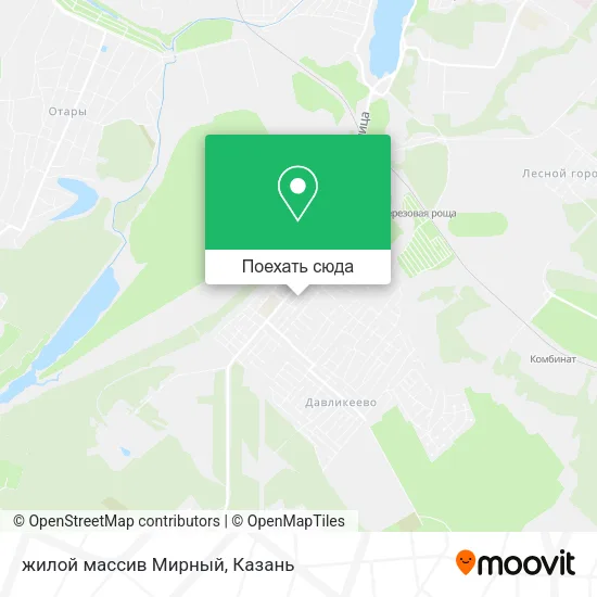 Карта жилой массив Мирный