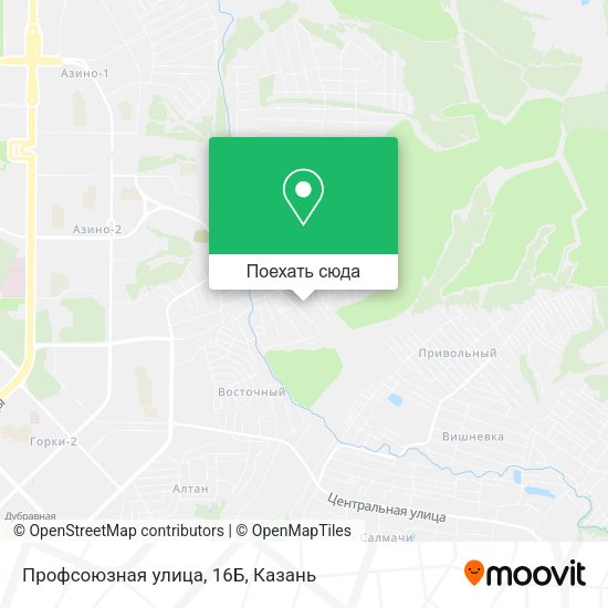 Карта Профсоюзная улица, 16Б