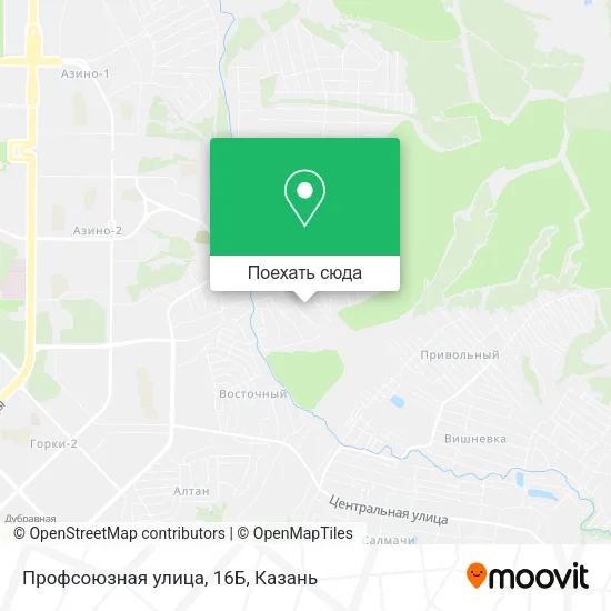Карта Профсоюзная улица, 16Б