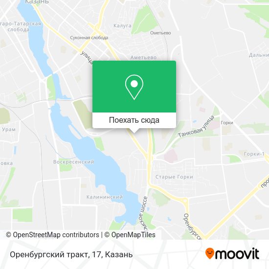 Карта Оренбургский тракт, 17
