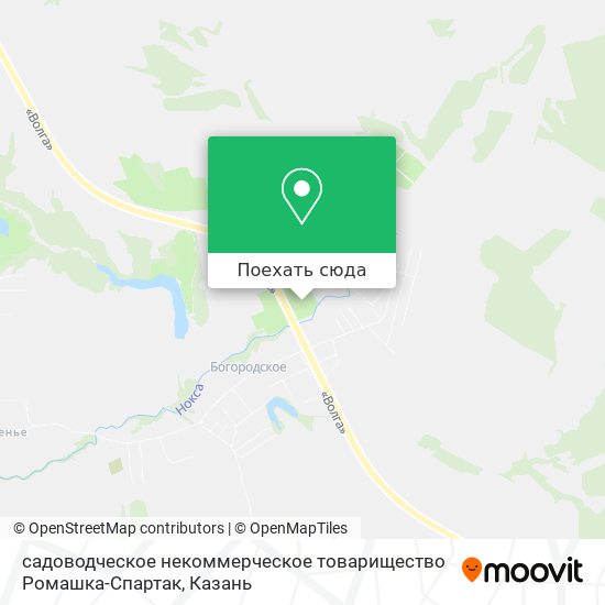 Карта садоводческое некоммерческое товарищество Ромашка-Спартак