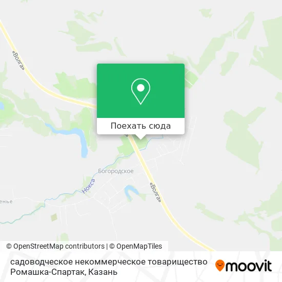 Карта садоводческое некоммерческое товарищество Ромашка-Спартак