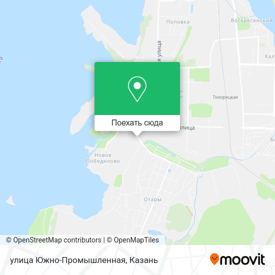 Карта улица Южно-Промышленная