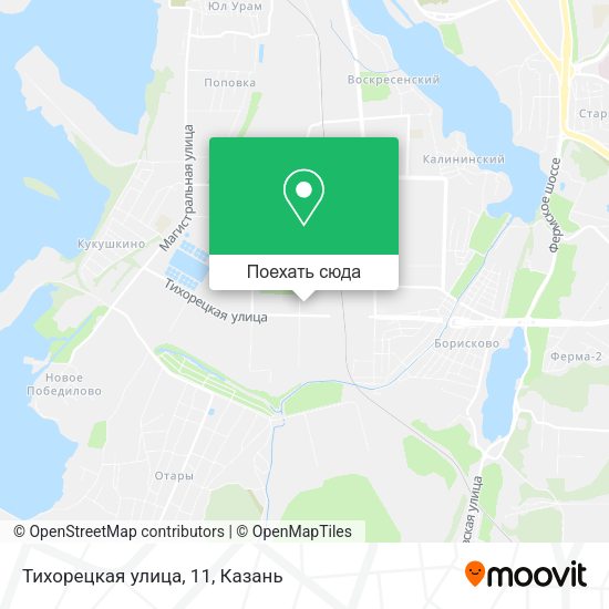 Карта Тихорецкая улица, 11