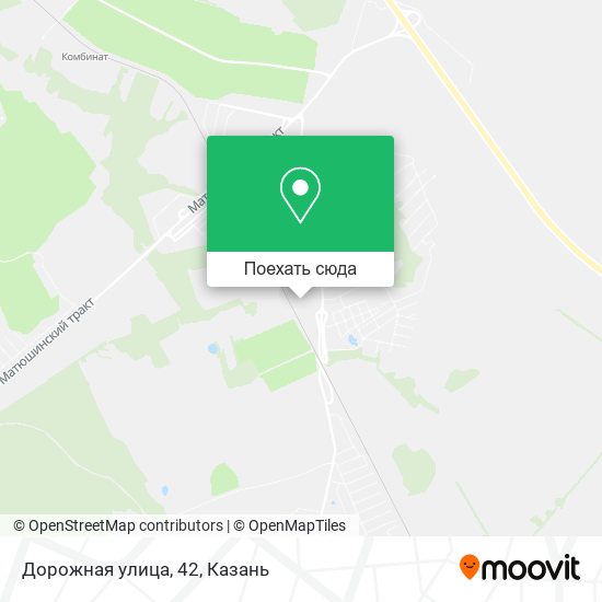 Карта Дорожная улица, 42
