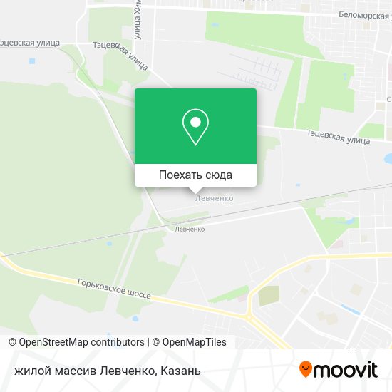Карта жилой массив Левченко