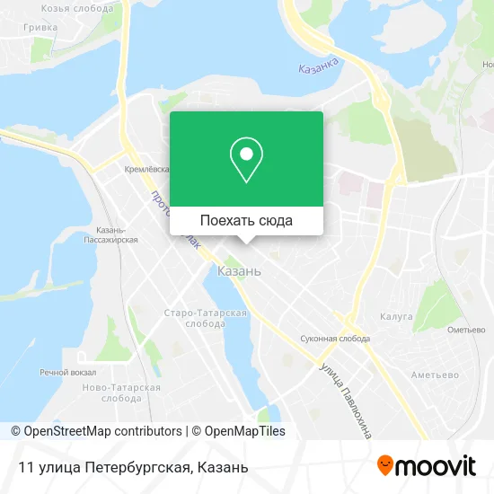 Карта 11 улица Петербургская