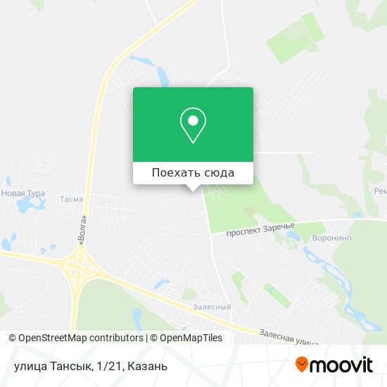 Карта улица Тансык, 1/21