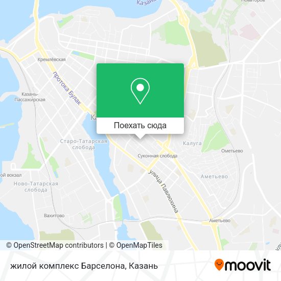 Карта жилой комплекс Барселона