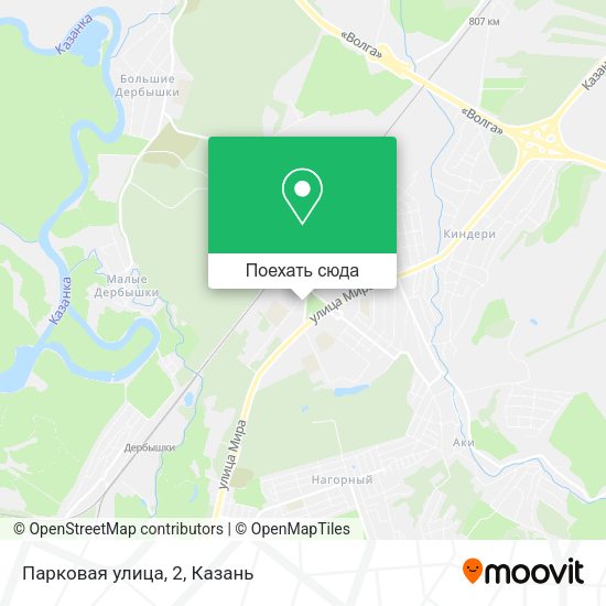 Карта Парковая улица, 2