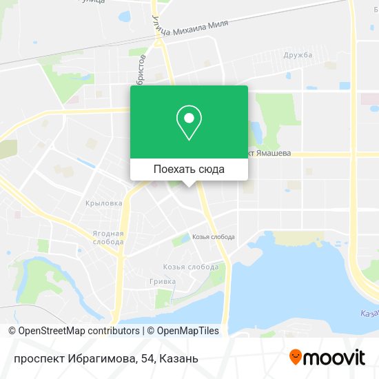 Карта проспект Ибрагимова, 54