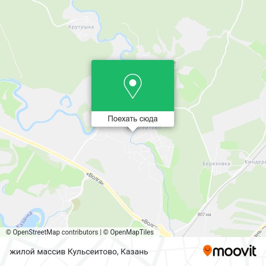 Карта жилой массив Кульсеитово