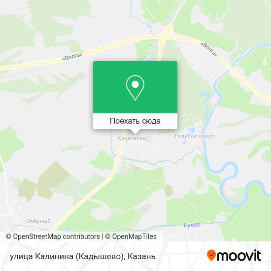 Карта улица Калинина (Кадышево)
