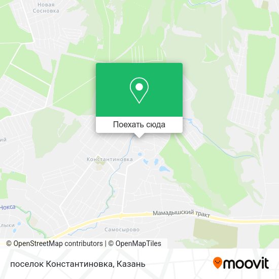 Карта поселок Константиновка
