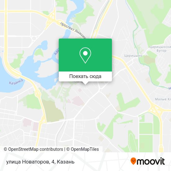 Карта улица Новаторов, 4